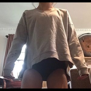 Oober Swank oversized crew neck.